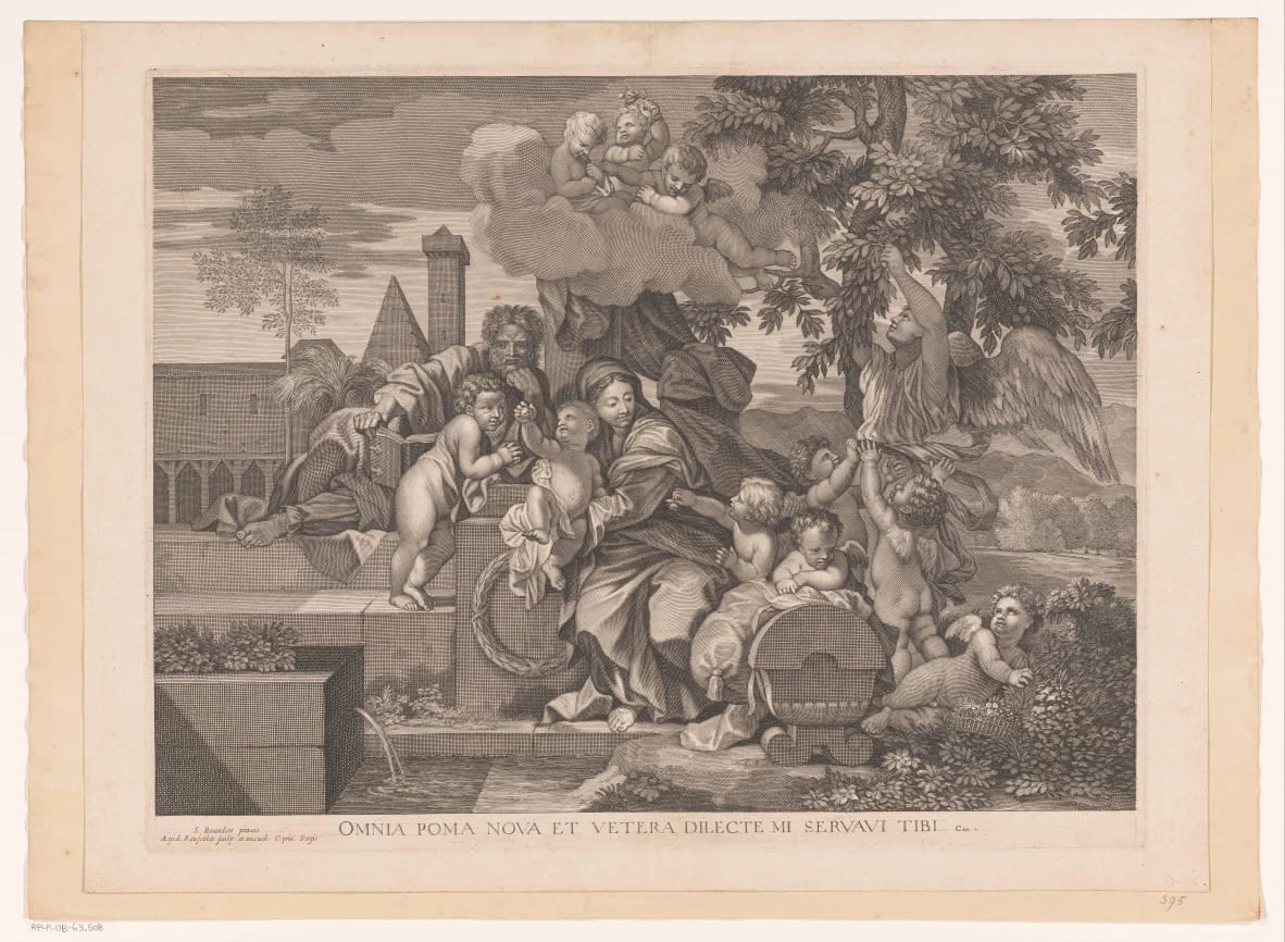 Sacra Famiglia con putti al melo - Rijks Museum, Amsterdam